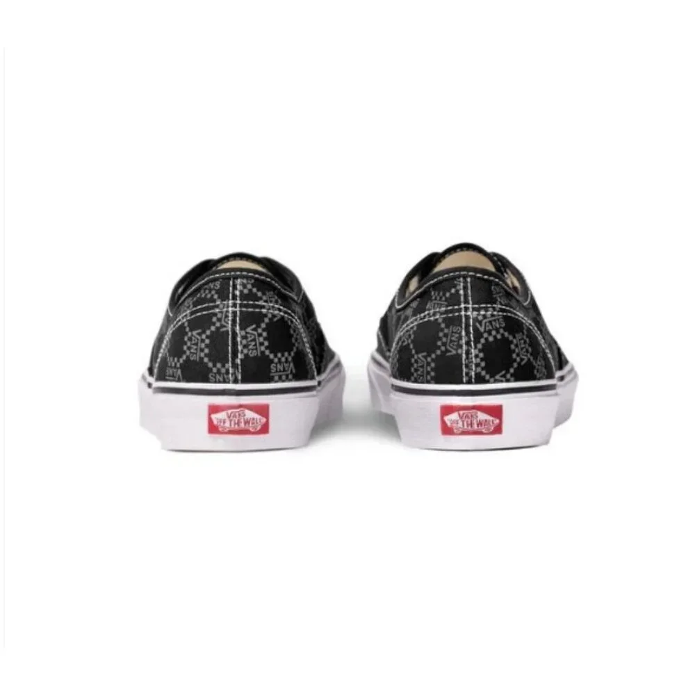 New! Size: 8 Men/9.5 Women | Vans Authentic Monogram - Black - Picture 7 of 16
